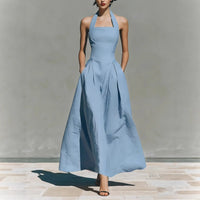 Daniela | Vestito Maxi Trapezio Elegante da Donna