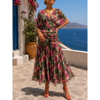 Fiamma | Elegante Vestito Maxi da Sera Estivo da Donna
