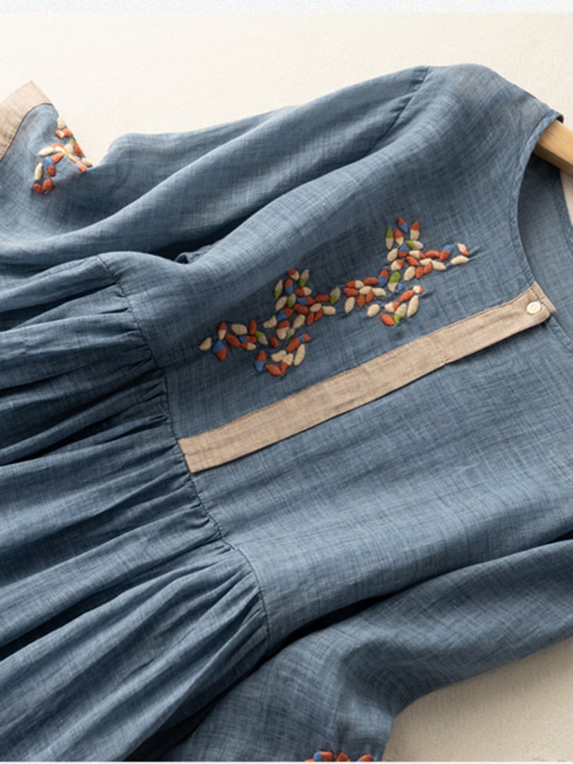 Carla | Vestito Midi in Lino da Donna