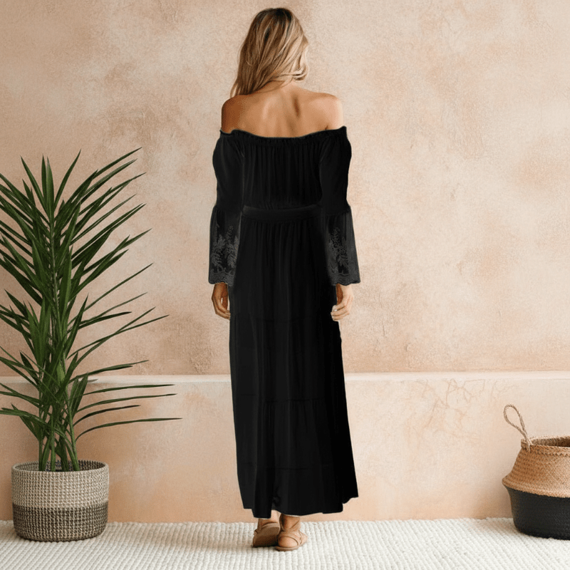 Viviana | Vestito Estivo Elegante a Spalle Scoperte da Donna