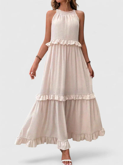 Piper | Vestito Maxi Elegante Drappeggiato da Donna