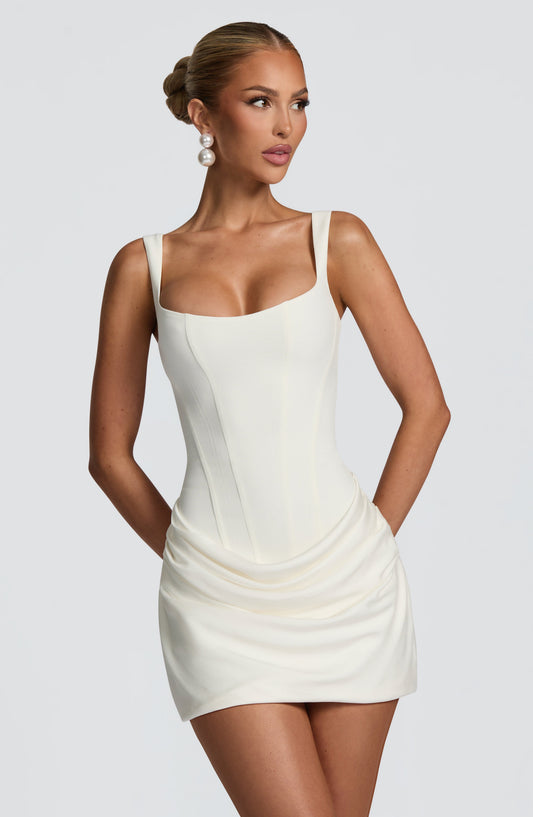Chiara | Vestito Cerimonia Scollo Quadrato da Donna