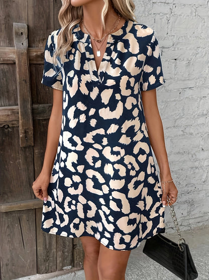 Martina | Estivo Vestito Casual Stampato Da Donna