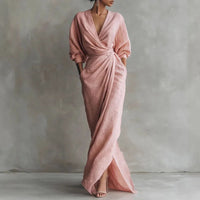 Camilla | Vestito a Portafoglio Sofisticato con Scollo a V da Donna