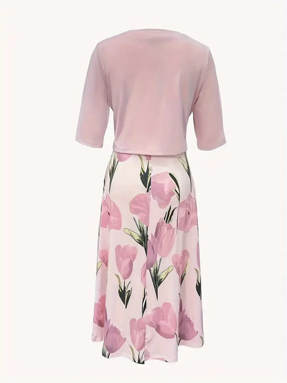 Fiamma | Elegante Vestito Maxi Floreale da Donna