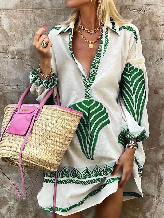 Lucia | Vestito Camicia Boho da Donna