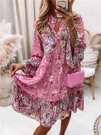 Giulia | Vestito Midi Boho Fiorato da Donna