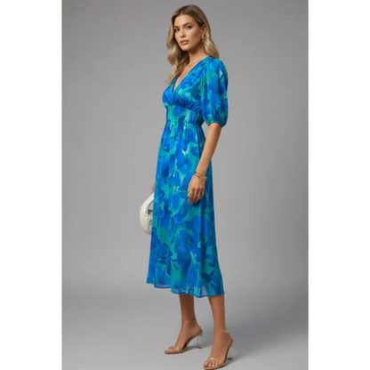 Monica | Vestito Serale Estivo Stampato da Donna