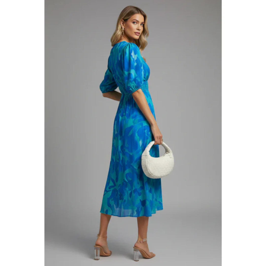 Monica | Vestito Serale Estivo Stampato da Donna