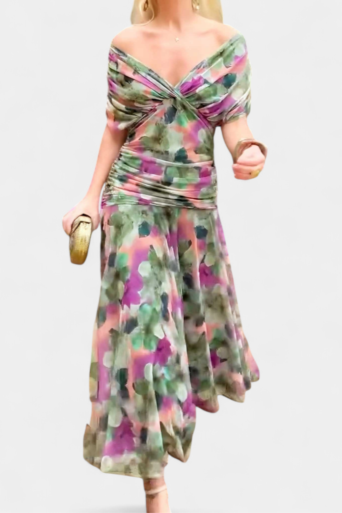 Irene | Elegante Vestito Da Sera Off-Shoulder Da Donna