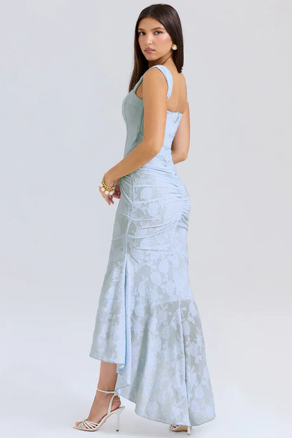 Marta | Vestito da Cerimonia Ricamato Asimmetrico da Donna