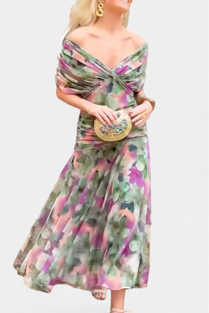 Irene | Elegante Vestito Da Sera Off-Shoulder Da Donna