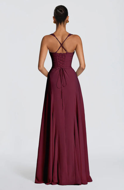 Lucia | Vestito Cerimonia Scollo a Cuore da Donna