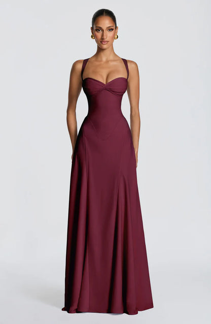 Lucia | Vestito Cerimonia Scollo a Cuore da Donna