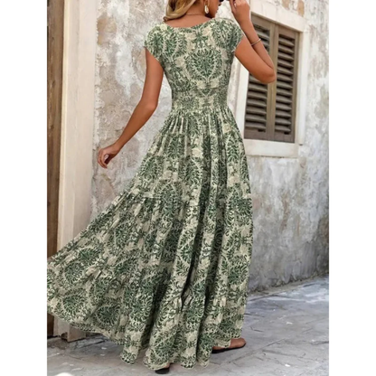 Veronica | Lungo Vestito Boho Estivo da Donna