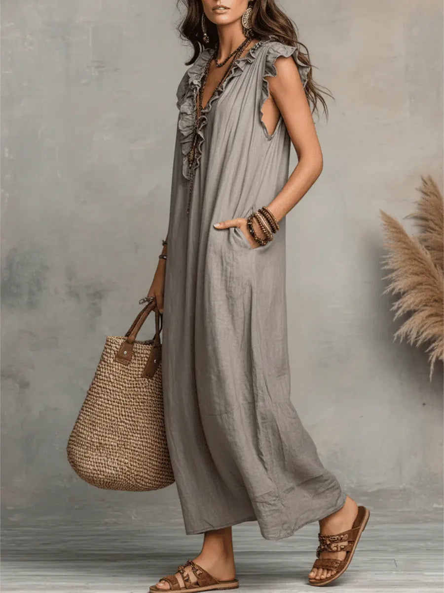 Daria | Elegante Vestito Midi Casual Boho da Donna
