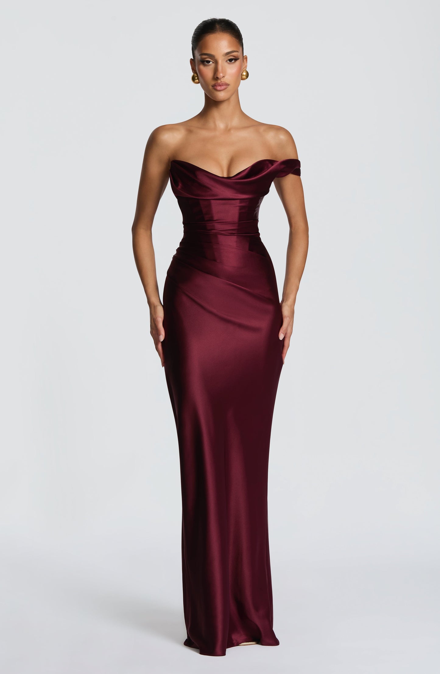 Olimpia | Elegante Vestito Da Sera Monospalla Lungo Da Donna