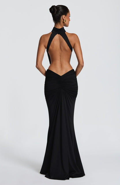 Adele | Vestito Maxi Scollo Halter da Donna