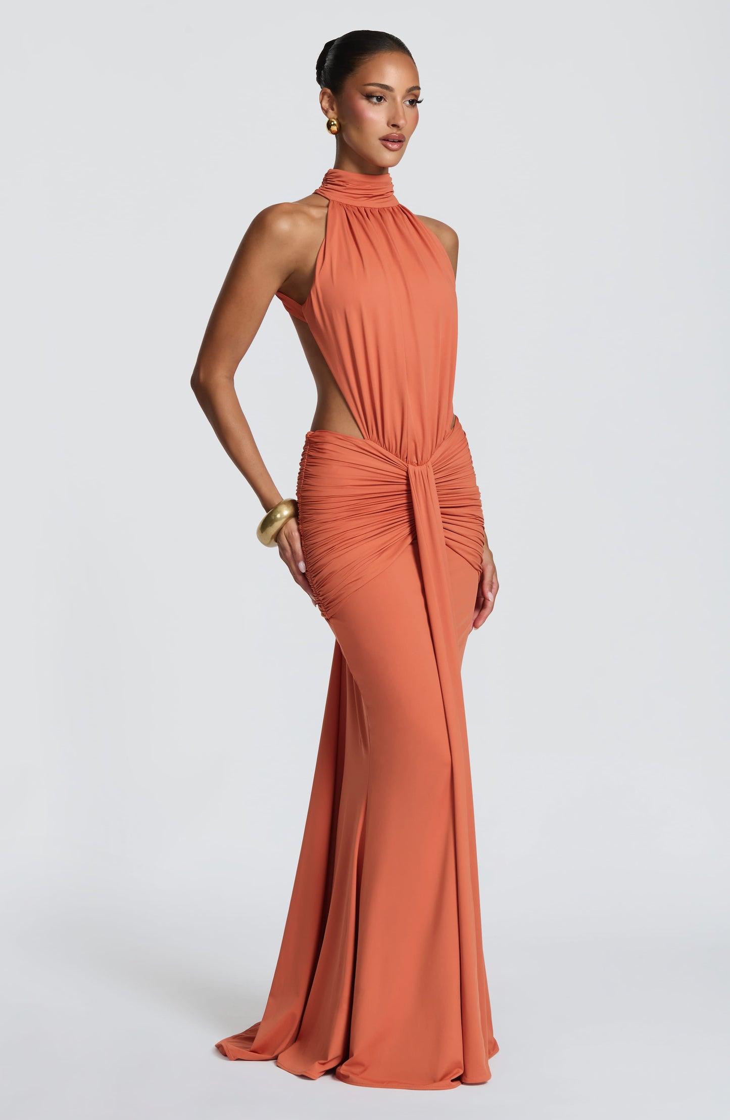 Adele | Vestito Maxi Scollo Halter da Donna