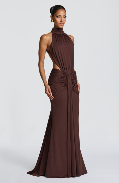 Adele | Vestito Maxi Scollo Halter da Donna