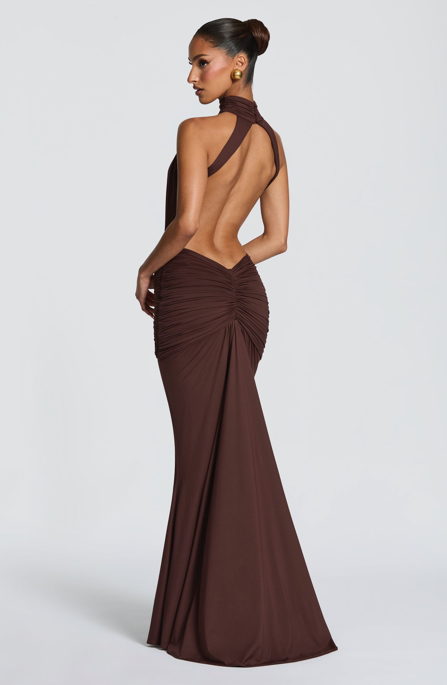 Adele | Vestito Maxi Scollo Halter da Donna
