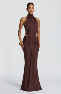 Adele | Vestito Maxi Scollo Halter da Donna