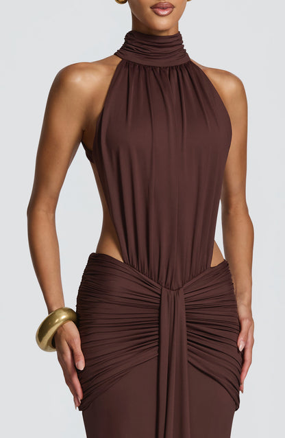 Adele | Vestito Maxi Scollo Halter da Donna