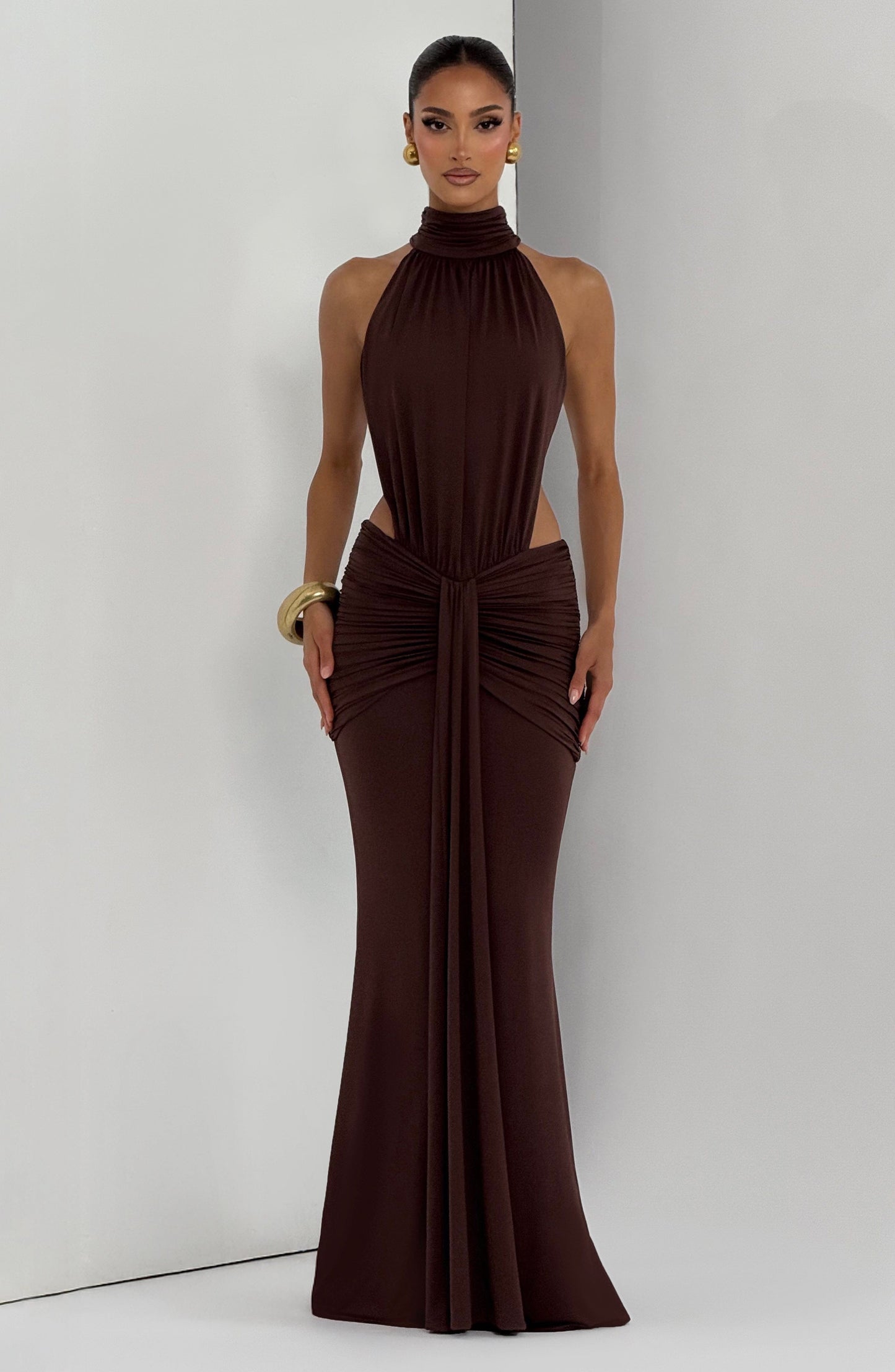 Adele | Vestito Maxi Scollo Halter da Donna