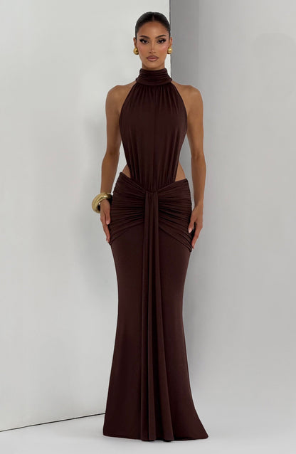 Adele | Vestito Maxi Scollo Halter da Donna