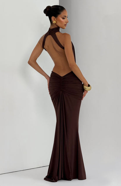 Adele | Vestito Maxi Scollo Halter da Donna