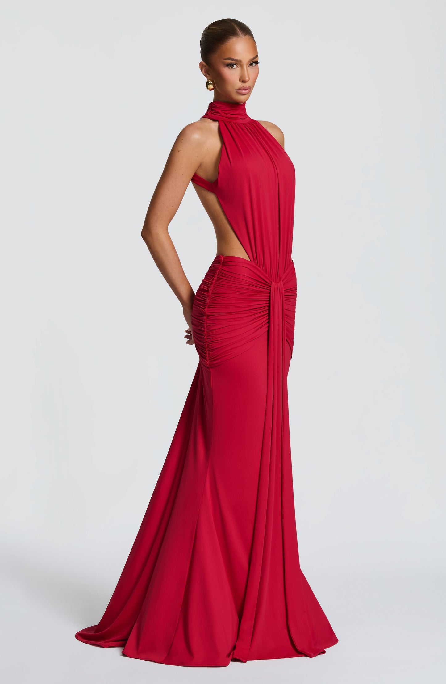 Adele | Vestito Maxi Scollo Halter da Donna