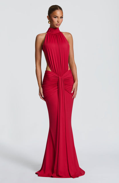 Adele | Vestito Maxi Scollo Halter da Donna