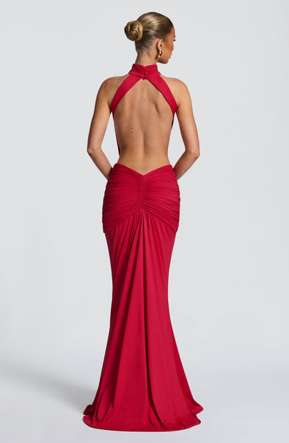 Adele | Vestito Maxi Scollo Halter da Donna