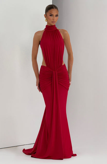 Adele | Vestito Maxi Scollo Halter da Donna